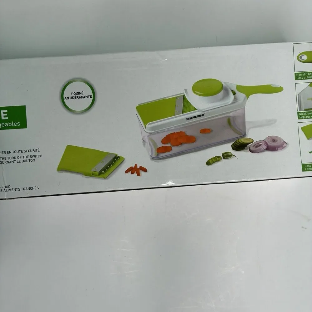 Sharper Image Mandoline Slicer With Interchangeable Slicing Blades Brand New